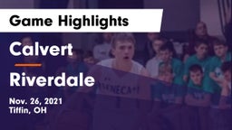 Calvert  vs Riverdale  Game Highlights - Nov. 26, 2021