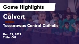 Calvert  vs Tuscarawas Central Catholic  Game Highlights - Dec. 29, 2021