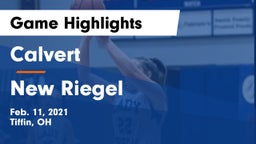 Calvert  vs New Riegel  Game Highlights - Feb. 11, 2021