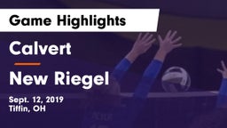Calvert  vs New Riegel Game Highlights - Sept. 12, 2019