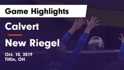 Calvert  vs New Riegel Game Highlights - Oct. 10, 2019