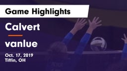 Calvert  vs vanlue Game Highlights - Oct. 17, 2019