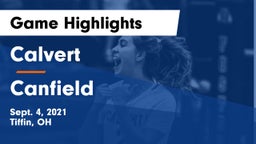 Calvert  vs Canfield  Game Highlights - Sept. 4, 2021