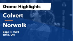 Calvert  vs Norwalk  Game Highlights - Sept. 4, 2021