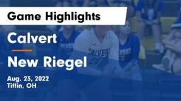 Calvert  vs New Riegel  Game Highlights - Aug. 23, 2022