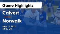 Calvert  vs Norwalk  Game Highlights - Sept. 3, 2022