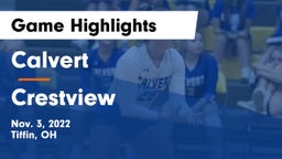 Calvert  vs Crestview  Game Highlights - Nov. 3, 2022