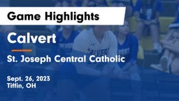 Calvert  vs St. Joseph Central Catholic  Game Highlights - Sept. 26, 2023