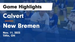 Calvert  vs New Bremen  Game Highlights - Nov. 11, 2023