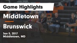 Middletown  vs Brunswick  Game Highlights - Jan 5, 2017