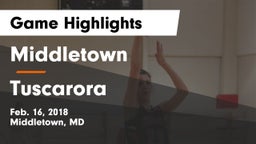 Middletown  vs Tuscarora  Game Highlights - Feb. 16, 2018