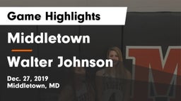 Middletown  vs Walter Johnson  Game Highlights - Dec. 27, 2019