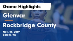 Glenvar  vs Rockbridge County  Game Highlights - Nov. 26, 2019