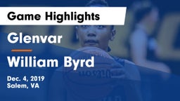 Glenvar  vs William Byrd  Game Highlights - Dec. 4, 2019
