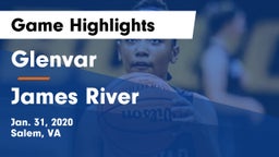 Glenvar  vs James River Game Highlights - Jan. 31, 2020