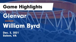 Glenvar  vs William Byrd  Game Highlights - Dec. 3, 2021