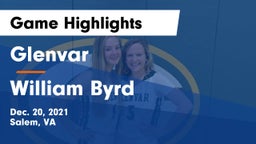 Glenvar  vs William Byrd  Game Highlights - Dec. 20, 2021