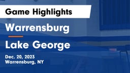Warrensburg  vs Lake George  Game Highlights - Dec. 20, 2023