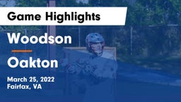 Woodson  vs Oakton  Game Highlights - March 25, 2022