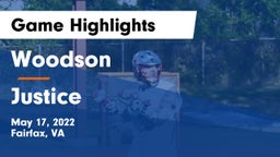 Woodson  vs Justice  Game Highlights - May 17, 2022