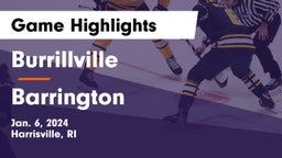 Burrillville  vs Barrington  Game Highlights - Jan. 6, 2024