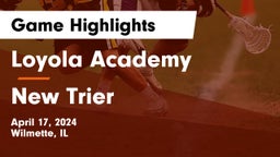 Loyola Academy  vs New Trier  Game Highlights - April 17, 2024