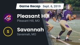 Recap: Pleasant Hill  vs. Savannah  2019
