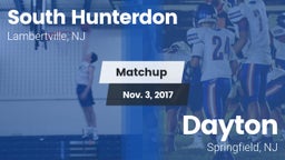 Matchup: South Hunterdon vs. Dayton  2017