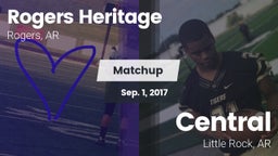 Matchup: Rogers Heritage vs. Central  2017