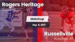Matchup: Rogers Heritage vs. Russellville  2017