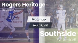 Matchup: Rogers Heritage vs. Southside  2017