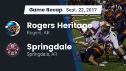 Recap: Rogers Heritage  vs. Springdale  2017