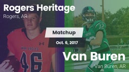 Matchup: Rogers Heritage vs. Van Buren  2017