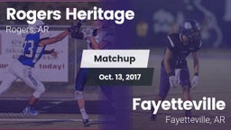 Matchup: Rogers Heritage vs. Fayetteville  2017