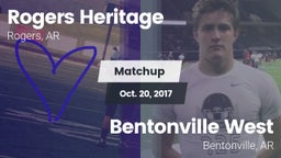 Matchup: Rogers Heritage vs. Bentonville West 2017