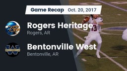 Recap: Rogers Heritage  vs. Bentonville West 2017