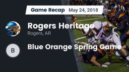 Recap: Rogers Heritage  vs. Blue Orange Spring Game 2018