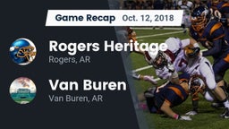 Recap: Rogers Heritage  vs. Van Buren  2018