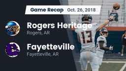 Recap: Rogers Heritage  vs. Fayetteville  2018