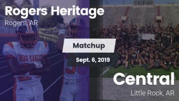 Matchup: Rogers Heritage vs. Central  2019