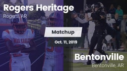 Matchup: Rogers Heritage vs. Bentonville  2019