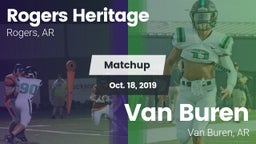 Matchup: Rogers Heritage vs. Van Buren  2019