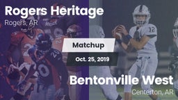 Matchup: Rogers Heritage vs. Bentonville West  2019