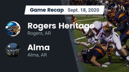 Recap: Rogers Heritage  vs. Alma  2020
