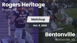 Matchup: Rogers Heritage vs. Bentonville  2020