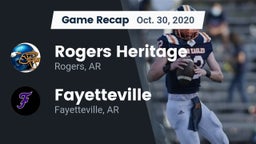 Recap: Rogers Heritage  vs. Fayetteville  2020