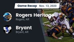 Recap: Rogers Heritage  vs. Bryant  2020