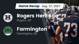 Recap: Rogers Heritage  vs. Farmington  2021