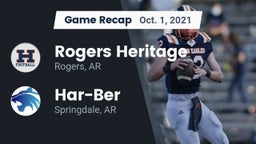 Recap: Rogers Heritage  vs. Har-Ber  2021