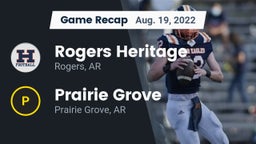 Recap: Rogers Heritage  vs. Prairie Grove  2022